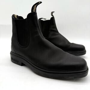 Blundstone Classic Black Leather Pull-On Chelsea Boots Women's Size 10.5